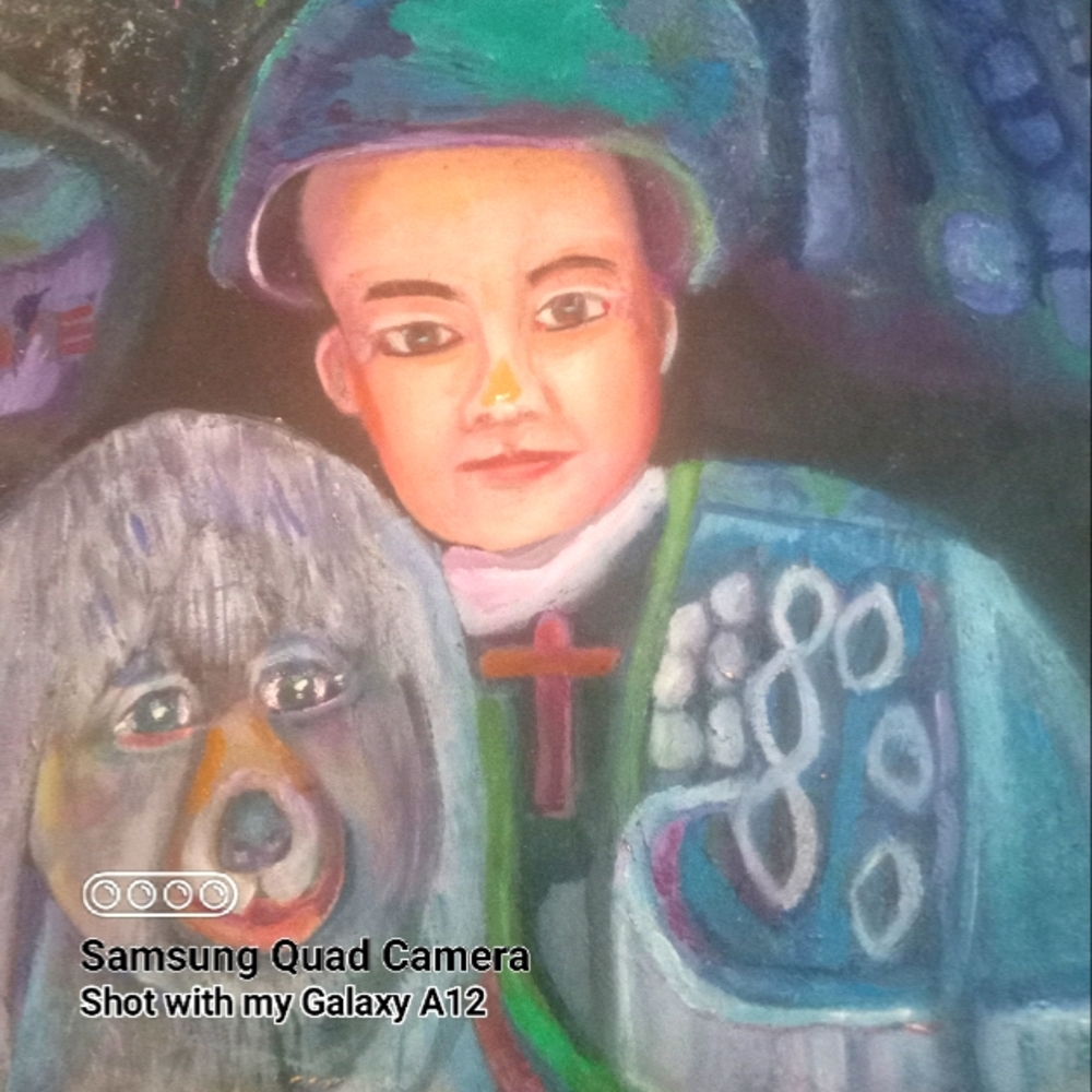 "My Best Friend" Original Painting oil